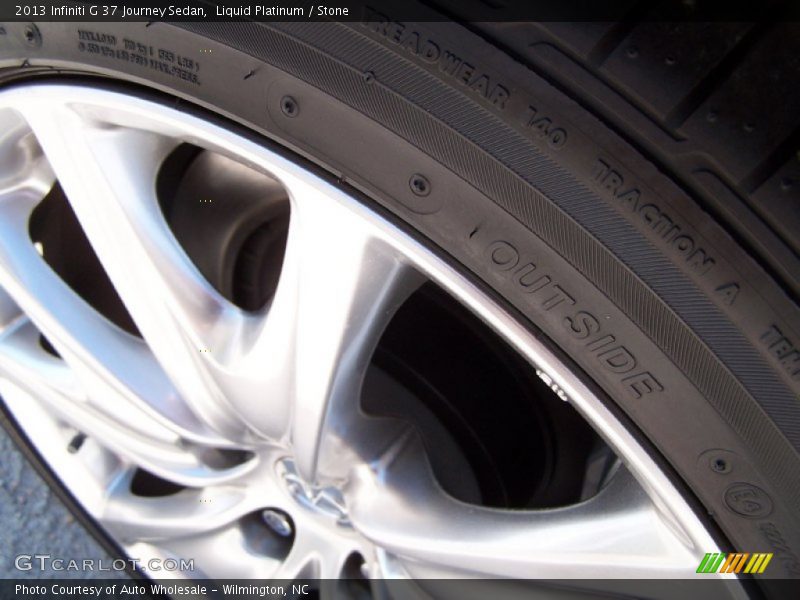 Liquid Platinum / Stone 2013 Infiniti G 37 Journey Sedan