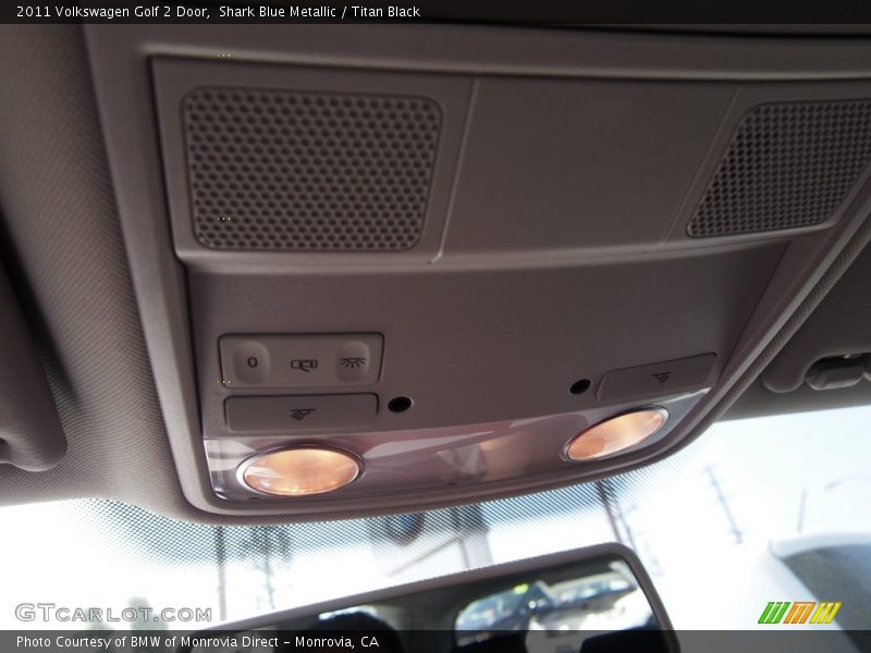 Shark Blue Metallic / Titan Black 2011 Volkswagen Golf 2 Door
