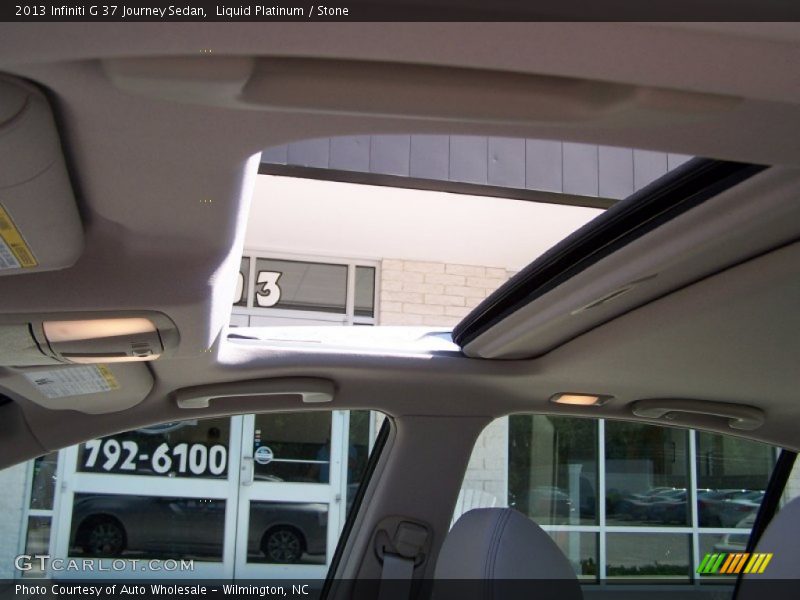 Liquid Platinum / Stone 2013 Infiniti G 37 Journey Sedan