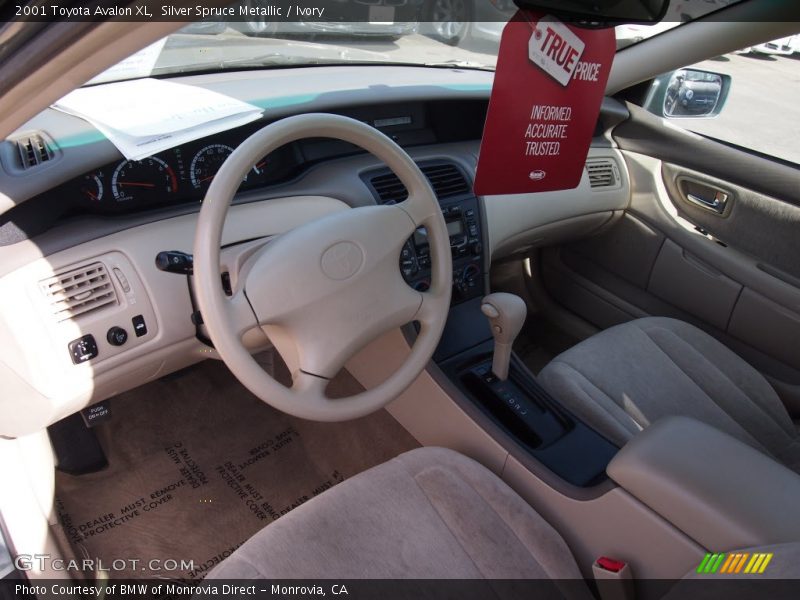 Silver Spruce Metallic / Ivory 2001 Toyota Avalon XL