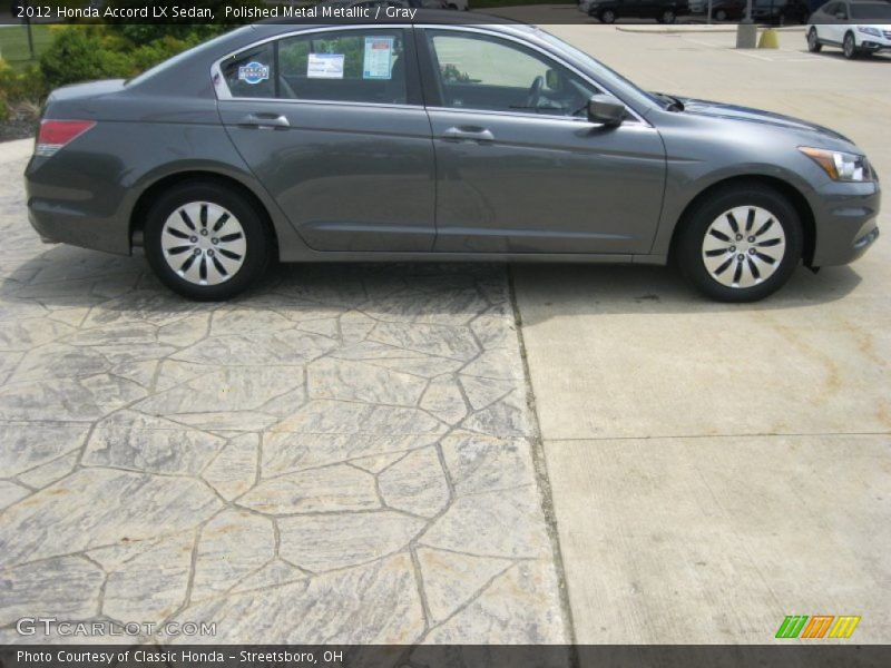 Polished Metal Metallic / Gray 2012 Honda Accord LX Sedan