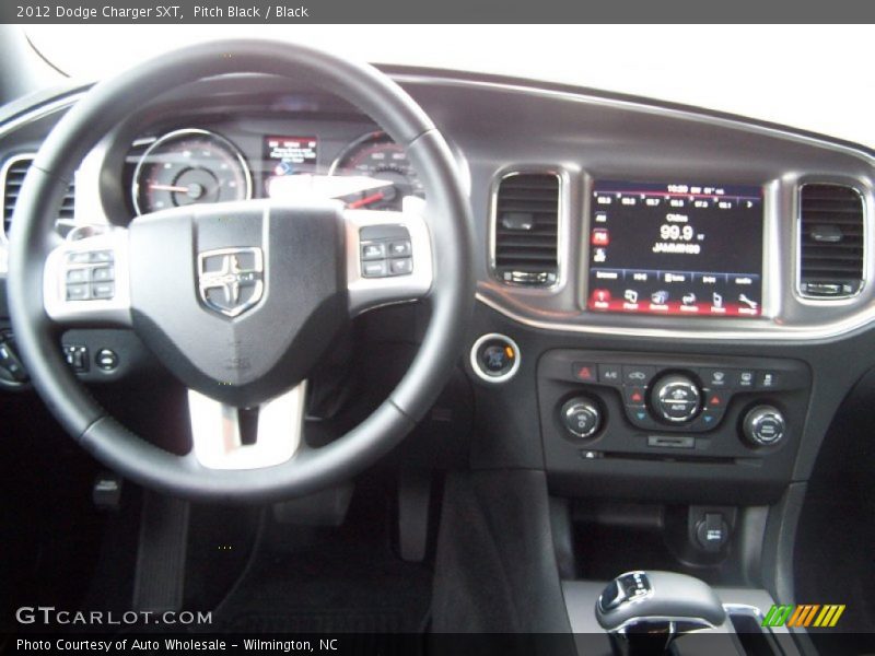 Pitch Black / Black 2012 Dodge Charger SXT