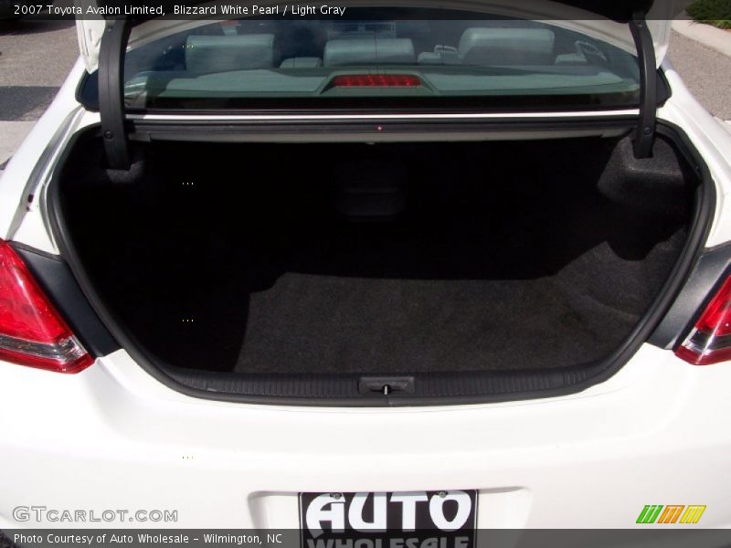 Blizzard White Pearl / Light Gray 2007 Toyota Avalon Limited