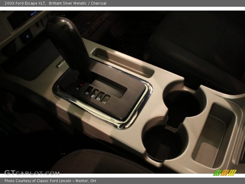 Brilliant Silver Metallic / Charcoal 2009 Ford Escape XLT