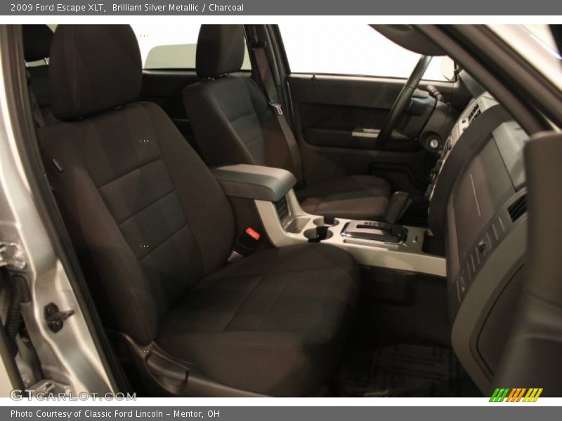 Brilliant Silver Metallic / Charcoal 2009 Ford Escape XLT
