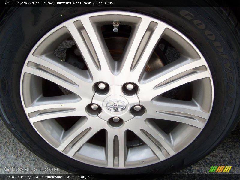 Blizzard White Pearl / Light Gray 2007 Toyota Avalon Limited