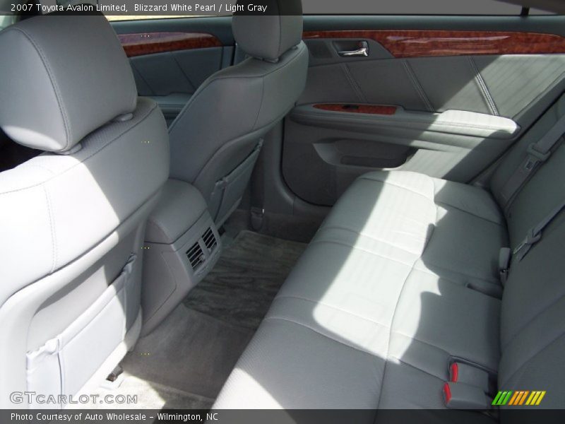 Blizzard White Pearl / Light Gray 2007 Toyota Avalon Limited