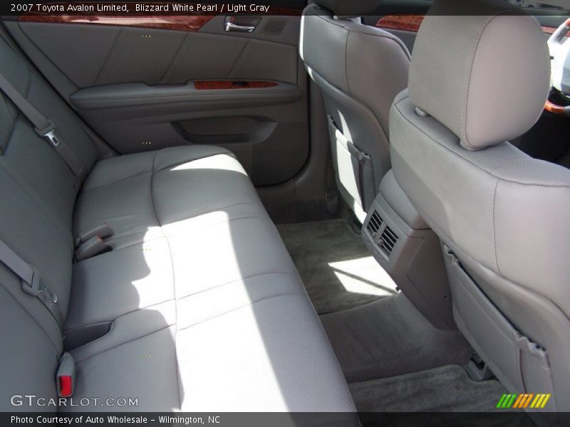 Blizzard White Pearl / Light Gray 2007 Toyota Avalon Limited