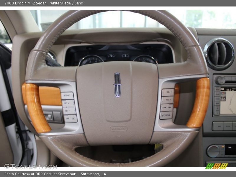 White Suede / Sand 2008 Lincoln MKZ Sedan