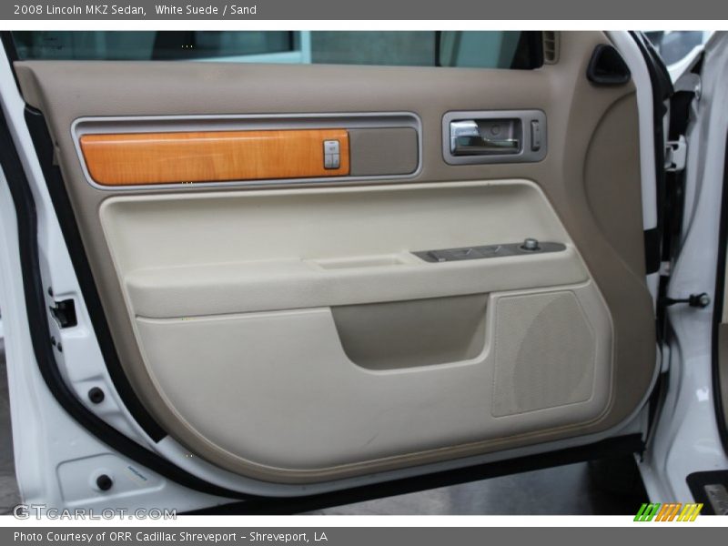 White Suede / Sand 2008 Lincoln MKZ Sedan