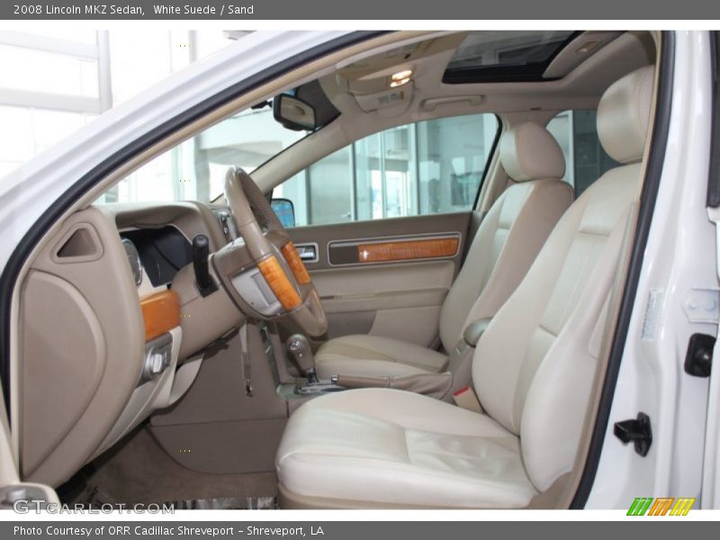 White Suede / Sand 2008 Lincoln MKZ Sedan