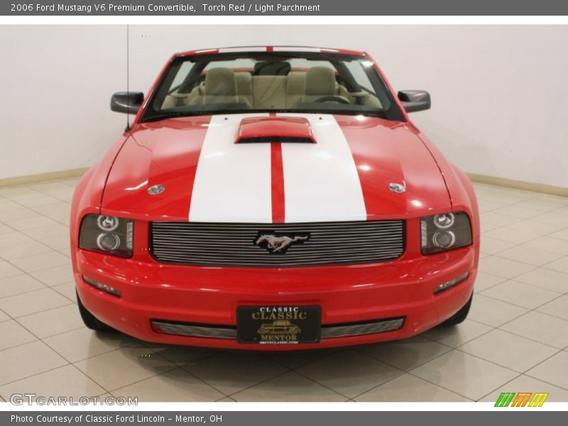 Torch Red / Light Parchment 2006 Ford Mustang V6 Premium Convertible