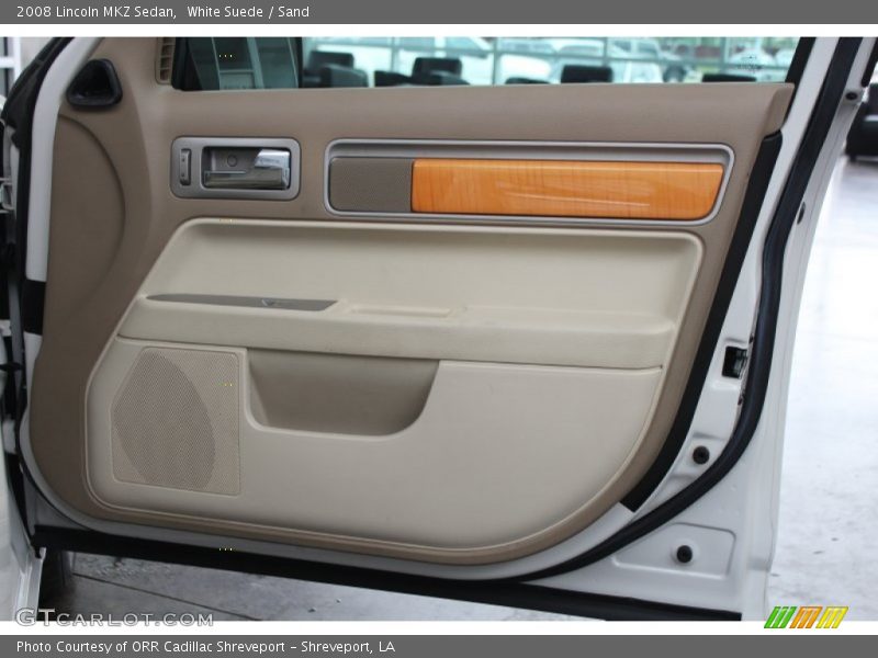 White Suede / Sand 2008 Lincoln MKZ Sedan