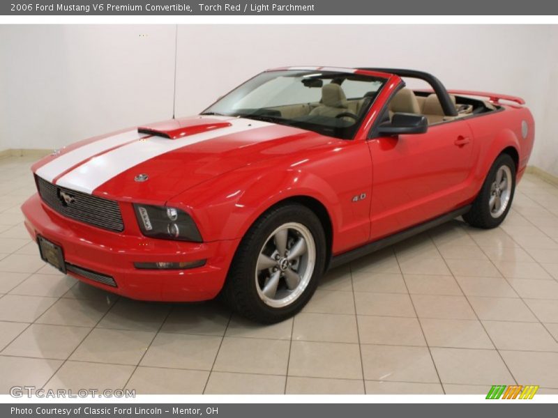 Torch Red / Light Parchment 2006 Ford Mustang V6 Premium Convertible