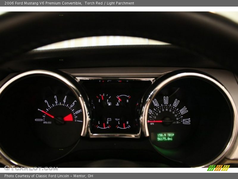 Torch Red / Light Parchment 2006 Ford Mustang V6 Premium Convertible
