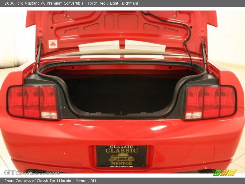 Torch Red / Light Parchment 2006 Ford Mustang V6 Premium Convertible