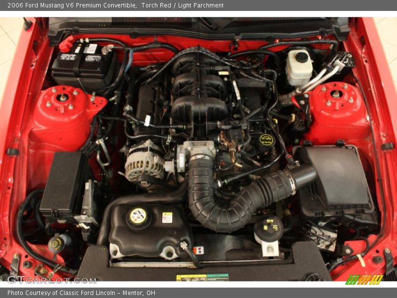 Torch Red / Light Parchment 2006 Ford Mustang V6 Premium Convertible