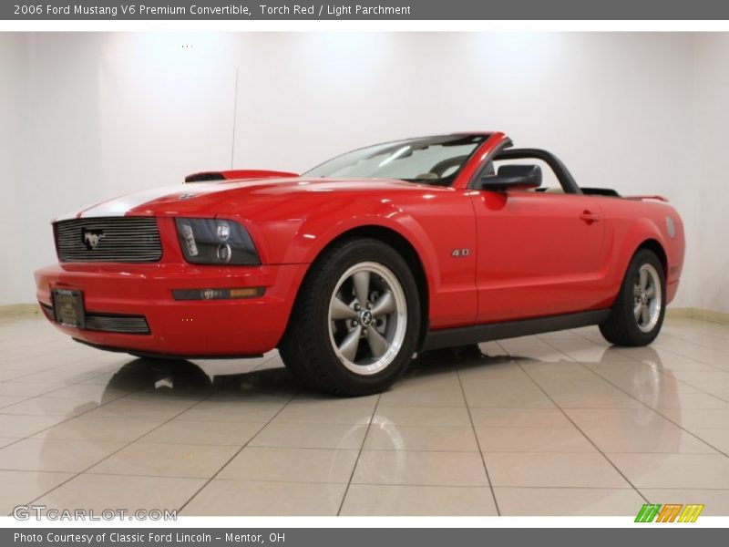 Torch Red / Light Parchment 2006 Ford Mustang V6 Premium Convertible