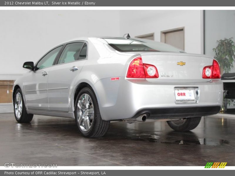 Silver Ice Metallic / Ebony 2012 Chevrolet Malibu LT