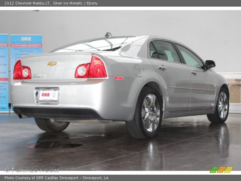 Silver Ice Metallic / Ebony 2012 Chevrolet Malibu LT
