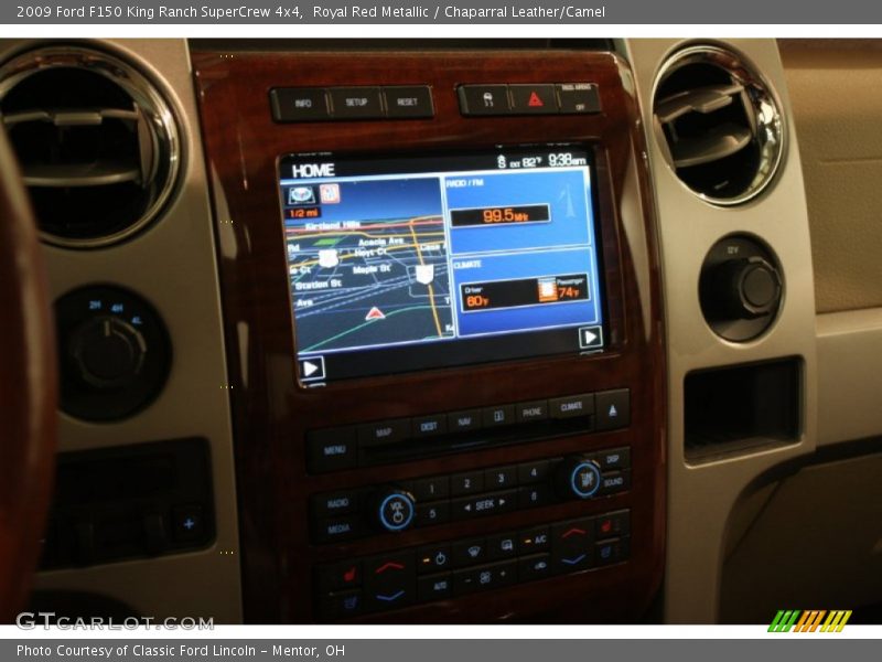 Royal Red Metallic / Chaparral Leather/Camel 2009 Ford F150 King Ranch SuperCrew 4x4