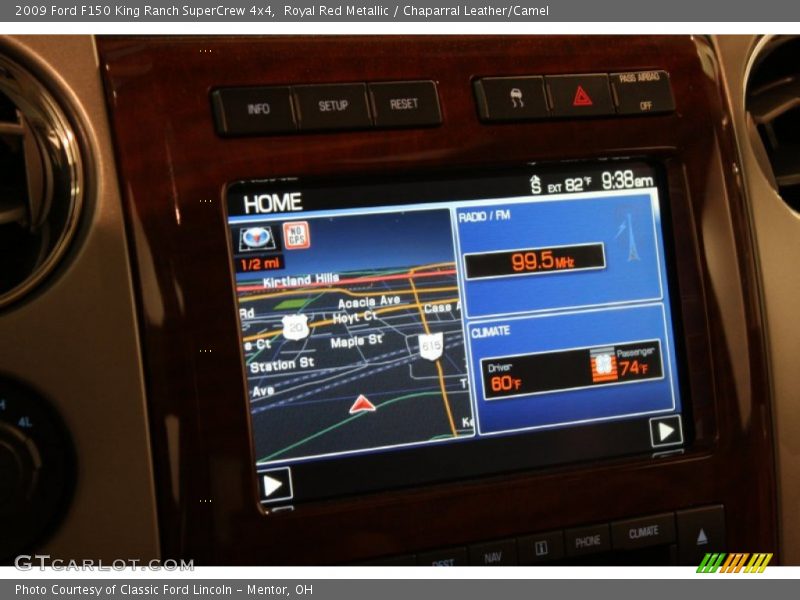 Royal Red Metallic / Chaparral Leather/Camel 2009 Ford F150 King Ranch SuperCrew 4x4