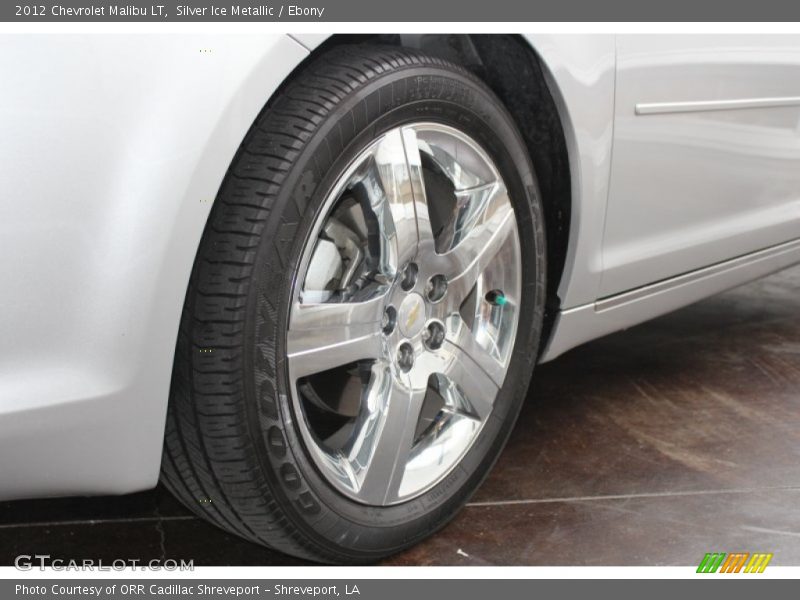 Silver Ice Metallic / Ebony 2012 Chevrolet Malibu LT