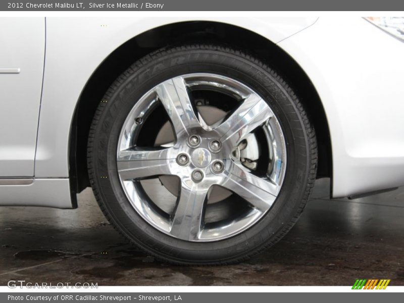 Silver Ice Metallic / Ebony 2012 Chevrolet Malibu LT