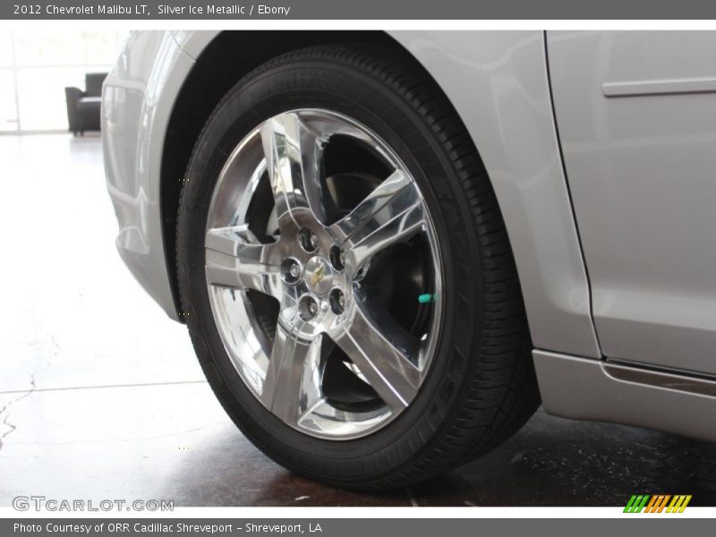 Silver Ice Metallic / Ebony 2012 Chevrolet Malibu LT