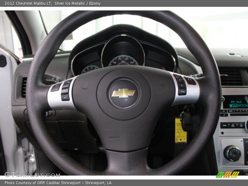 Silver Ice Metallic / Ebony 2012 Chevrolet Malibu LT