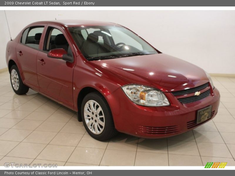 Sport Red / Ebony 2009 Chevrolet Cobalt LT Sedan