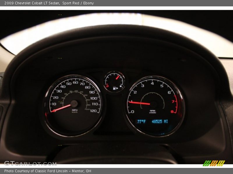 Sport Red / Ebony 2009 Chevrolet Cobalt LT Sedan