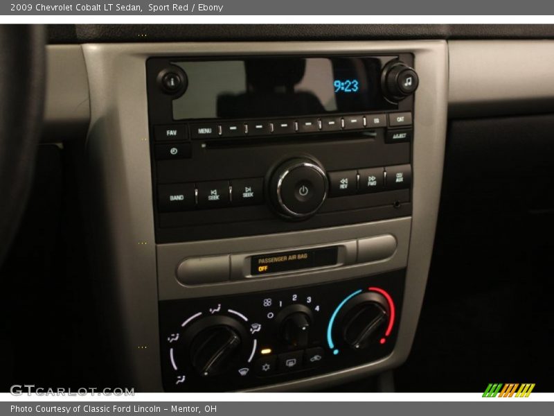 Sport Red / Ebony 2009 Chevrolet Cobalt LT Sedan
