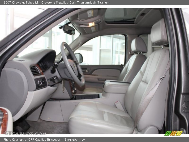 Graystone Metallic / Dark Titanium/Light Titanium 2007 Chevrolet Tahoe LT
