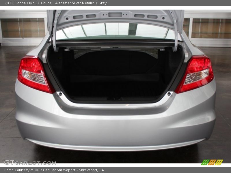Alabaster Silver Metallic / Gray 2012 Honda Civic EX Coupe