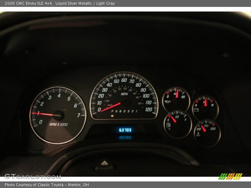 Liquid Silver Metallic / Light Gray 2006 GMC Envoy SLE 4x4
