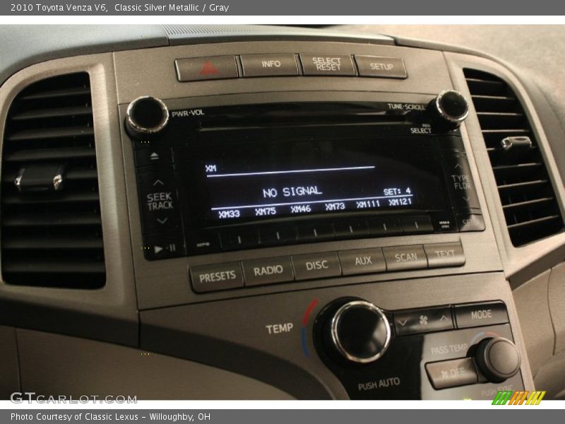 Classic Silver Metallic / Gray 2010 Toyota Venza V6