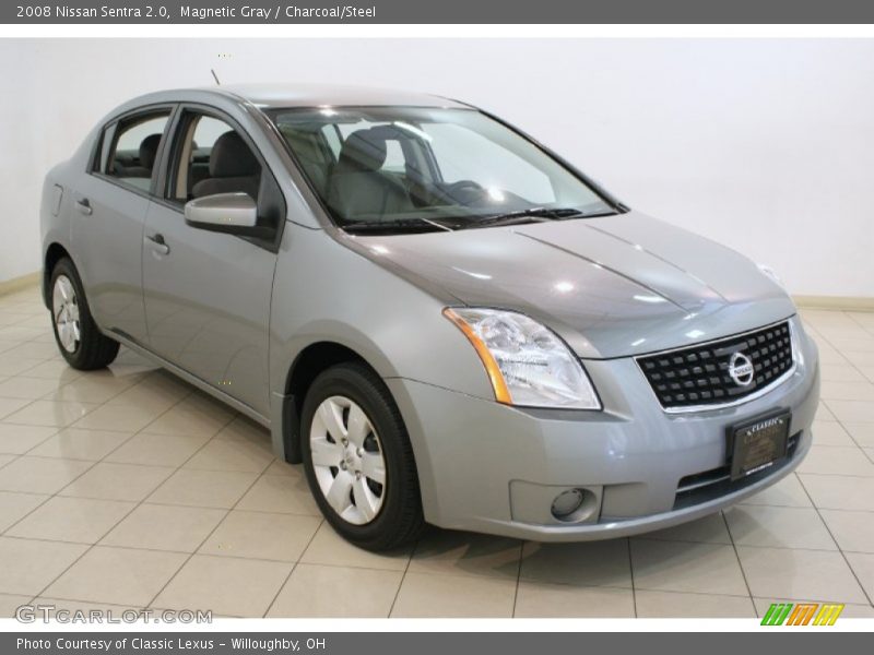 Magnetic Gray / Charcoal/Steel 2008 Nissan Sentra 2.0