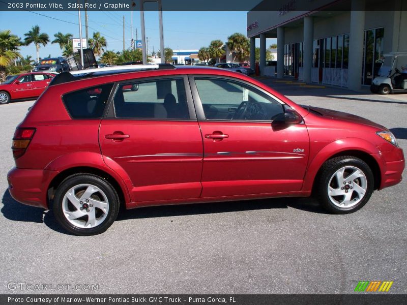 Salsa Red / Graphite 2003 Pontiac Vibe