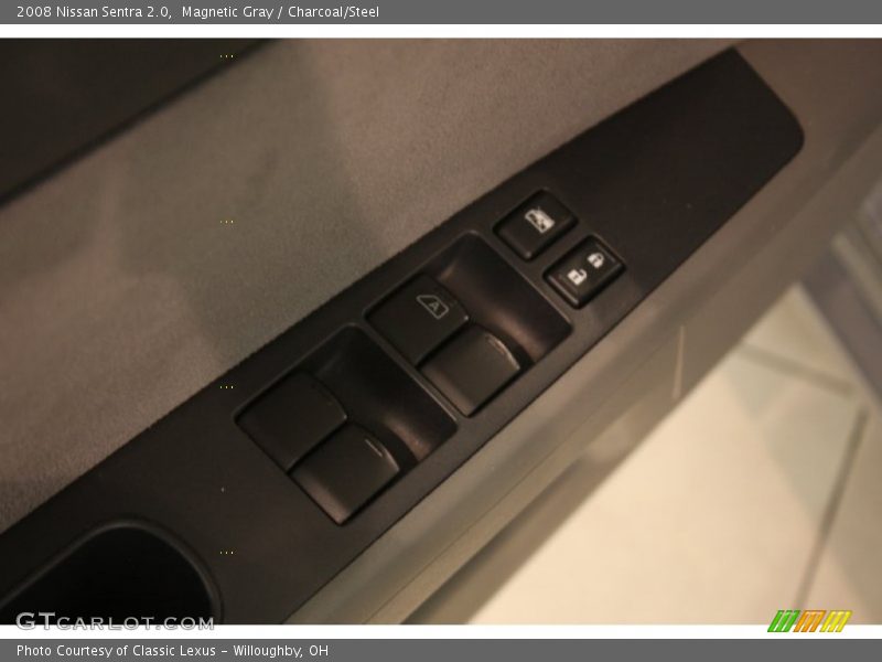 Magnetic Gray / Charcoal/Steel 2008 Nissan Sentra 2.0