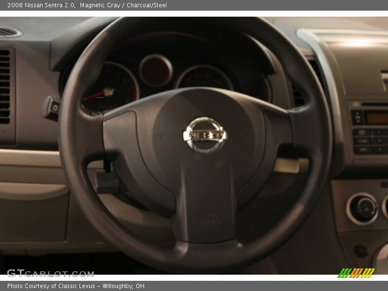 Magnetic Gray / Charcoal/Steel 2008 Nissan Sentra 2.0