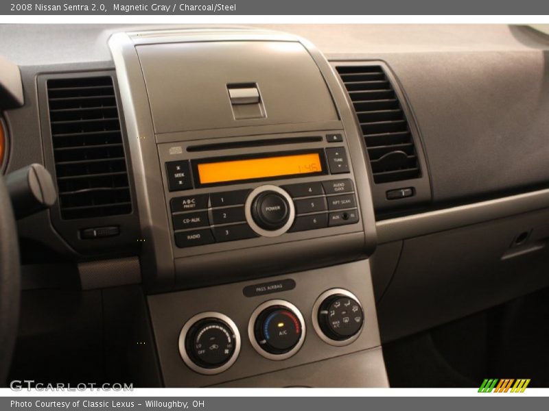 Magnetic Gray / Charcoal/Steel 2008 Nissan Sentra 2.0