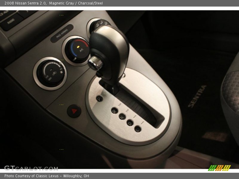 Magnetic Gray / Charcoal/Steel 2008 Nissan Sentra 2.0