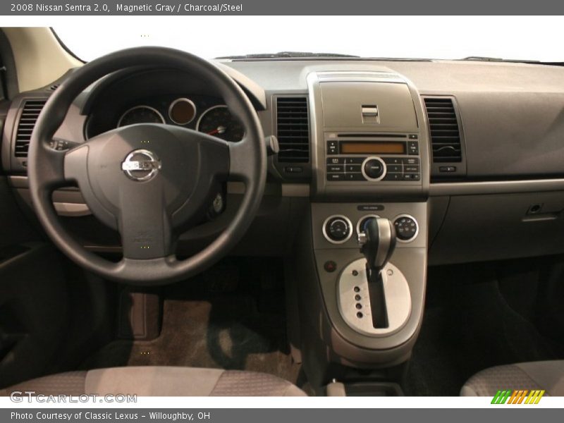 Magnetic Gray / Charcoal/Steel 2008 Nissan Sentra 2.0