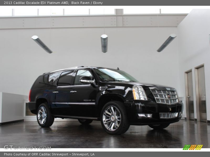 Black Raven / Ebony 2013 Cadillac Escalade ESV Platinum AWD