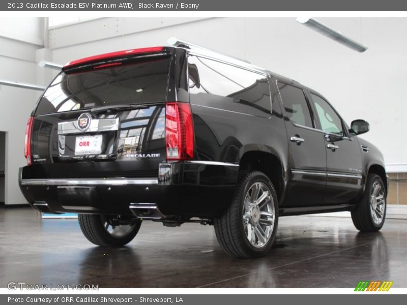 Black Raven / Ebony 2013 Cadillac Escalade ESV Platinum AWD