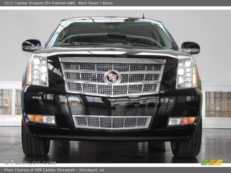 Black Raven / Ebony 2013 Cadillac Escalade ESV Platinum AWD