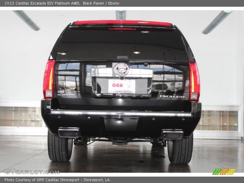 Black Raven / Ebony 2013 Cadillac Escalade ESV Platinum AWD