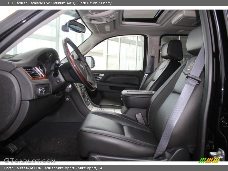 Black Raven / Ebony 2013 Cadillac Escalade ESV Platinum AWD