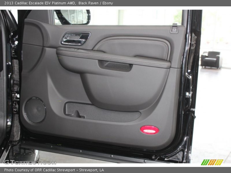 Black Raven / Ebony 2013 Cadillac Escalade ESV Platinum AWD